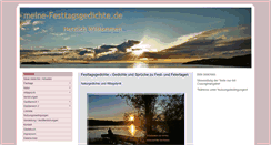 Desktop Screenshot of meine-festtagsgedichte.de